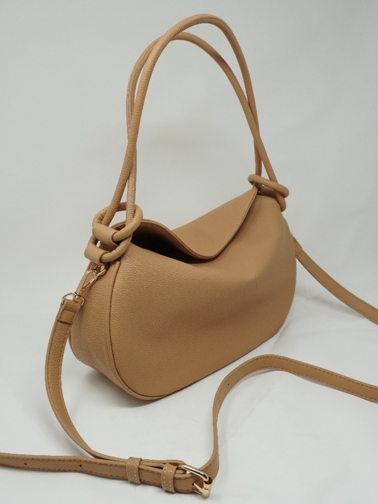 Rachel Zoe Handbags - Rachel Zoe Cute Tan - Fauz Leather Shoulder & Crossbody Bag
